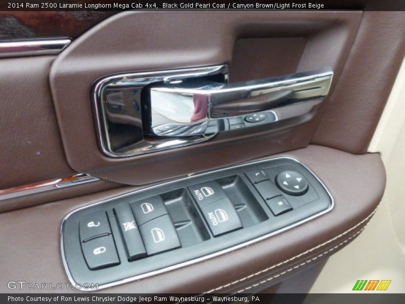 Black Gold Pearl Coat / Canyon Brown/Light Frost Beige 2014 Ram 2500 Laramie Longhorn Mega Cab 4x4
