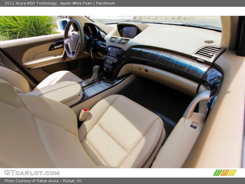 Aspen White Pearl / Parchment 2011 Acura MDX Technology