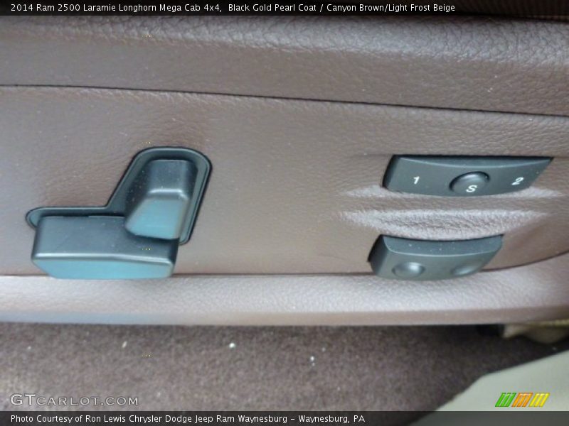Black Gold Pearl Coat / Canyon Brown/Light Frost Beige 2014 Ram 2500 Laramie Longhorn Mega Cab 4x4