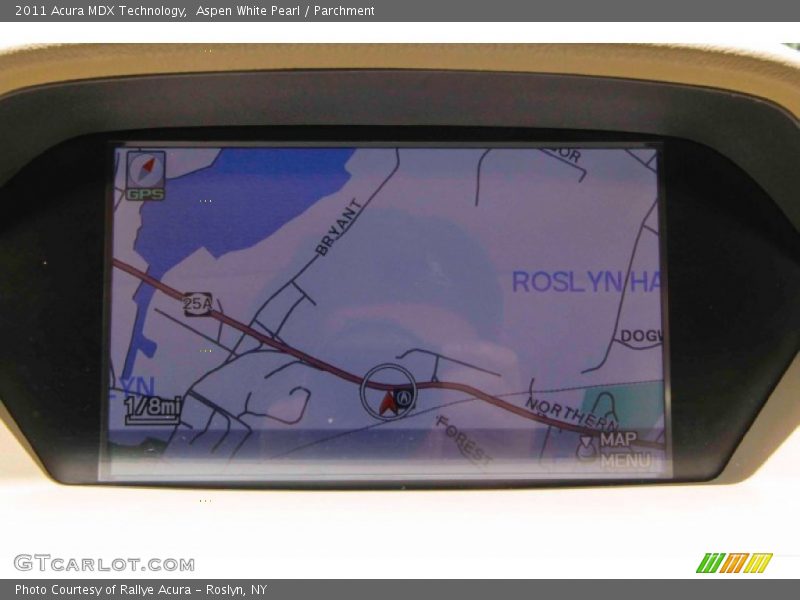 Aspen White Pearl / Parchment 2011 Acura MDX Technology