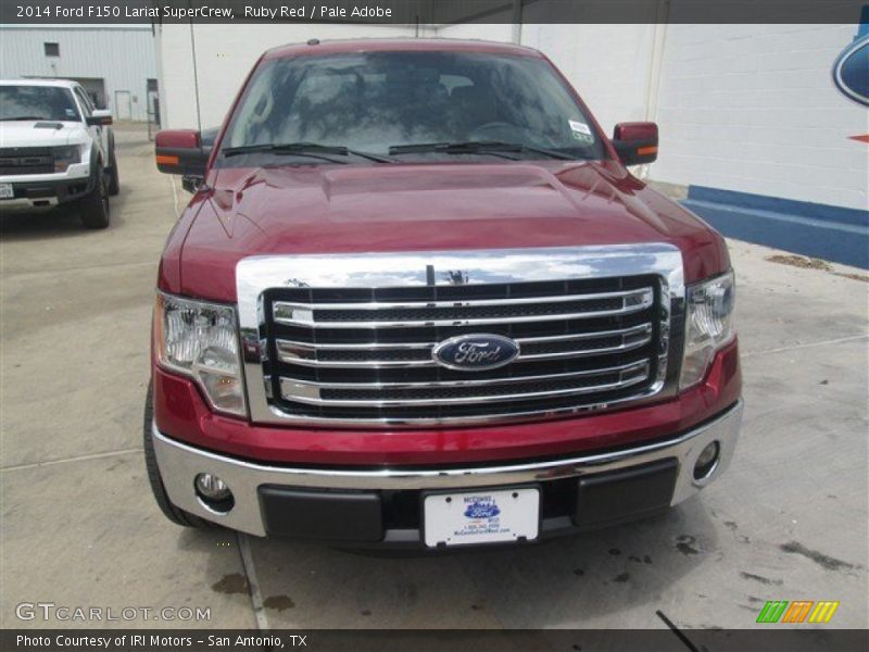 Ruby Red / Pale Adobe 2014 Ford F150 Lariat SuperCrew