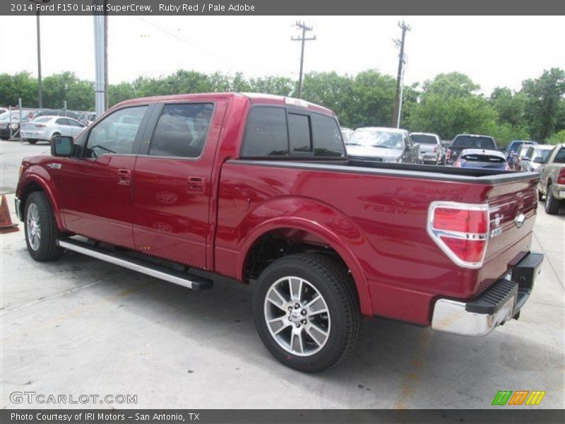 Ruby Red / Pale Adobe 2014 Ford F150 Lariat SuperCrew
