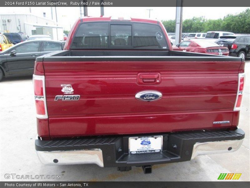 Ruby Red / Pale Adobe 2014 Ford F150 Lariat SuperCrew