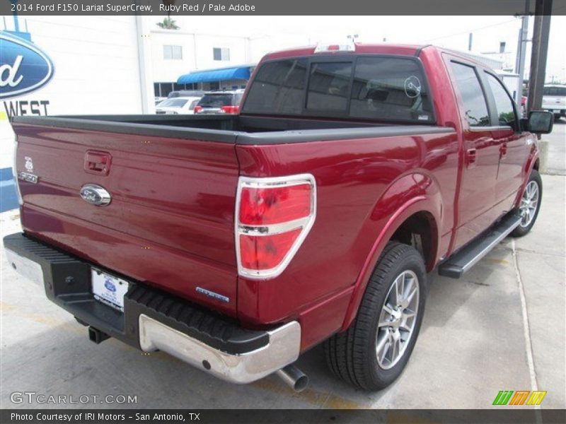 Ruby Red / Pale Adobe 2014 Ford F150 Lariat SuperCrew