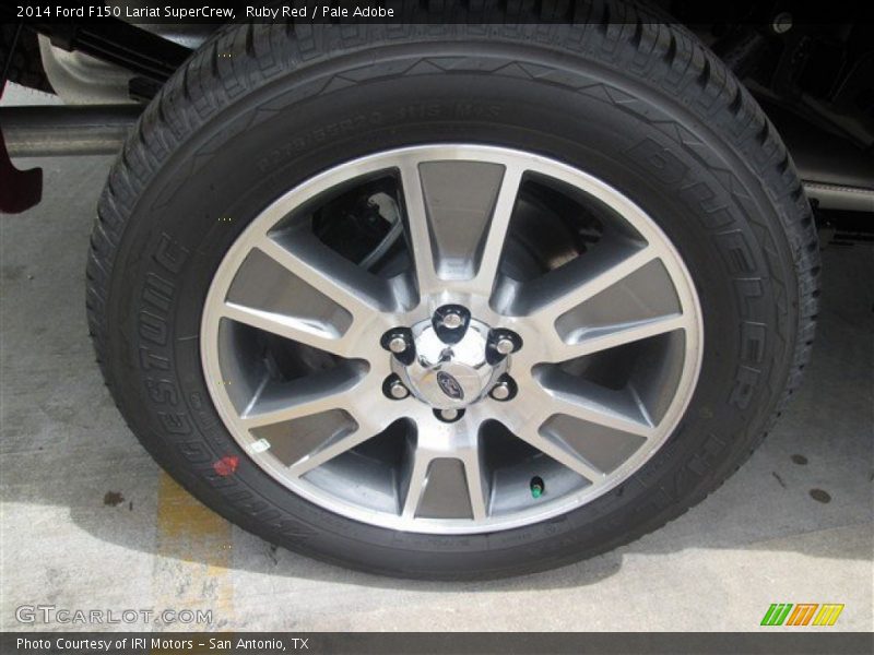 Ruby Red / Pale Adobe 2014 Ford F150 Lariat SuperCrew