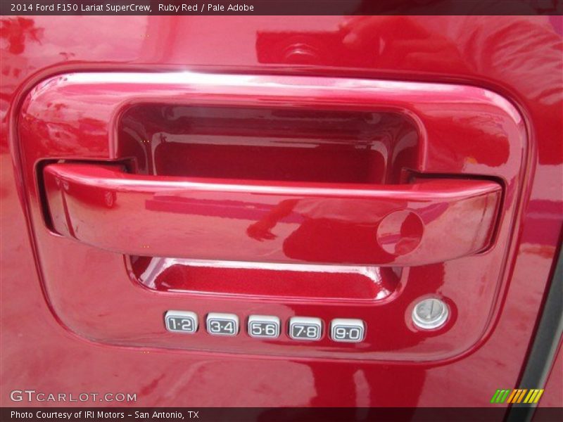 Ruby Red / Pale Adobe 2014 Ford F150 Lariat SuperCrew