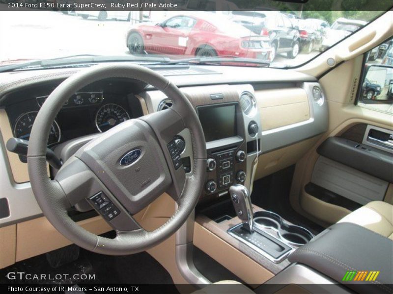 Ruby Red / Pale Adobe 2014 Ford F150 Lariat SuperCrew