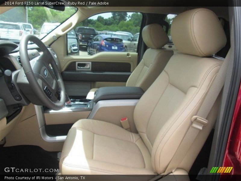 Ruby Red / Pale Adobe 2014 Ford F150 Lariat SuperCrew