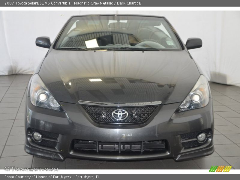 Magnetic Gray Metallic / Dark Charcoal 2007 Toyota Solara SE V6 Convertible