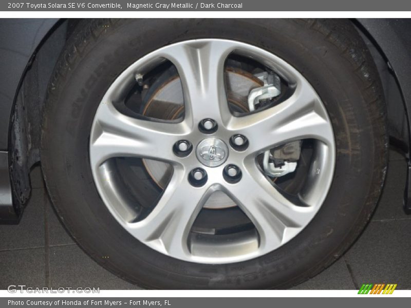 Magnetic Gray Metallic / Dark Charcoal 2007 Toyota Solara SE V6 Convertible