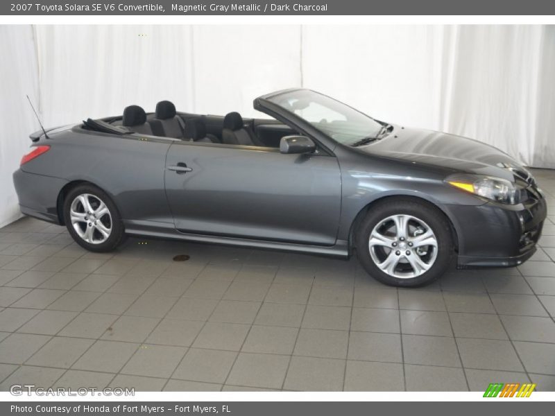 Magnetic Gray Metallic / Dark Charcoal 2007 Toyota Solara SE V6 Convertible