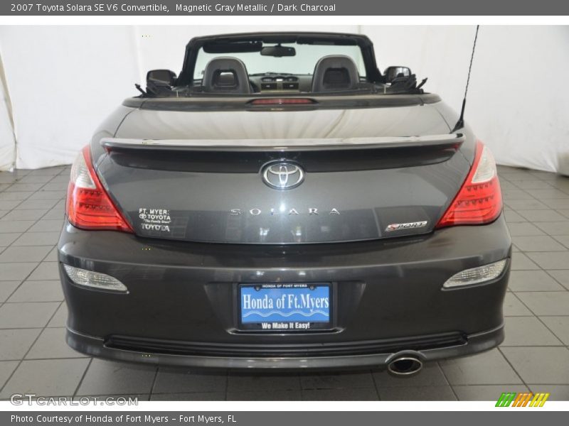 Magnetic Gray Metallic / Dark Charcoal 2007 Toyota Solara SE V6 Convertible