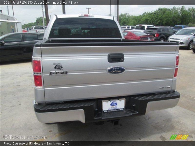 Ingot Silver / Black 2014 Ford F150 STX SuperCrew