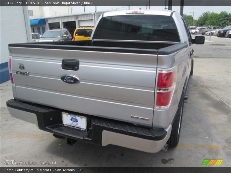 Ingot Silver / Black 2014 Ford F150 STX SuperCrew