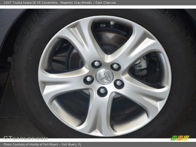 Magnetic Gray Metallic / Dark Charcoal 2007 Toyota Solara SE V6 Convertible