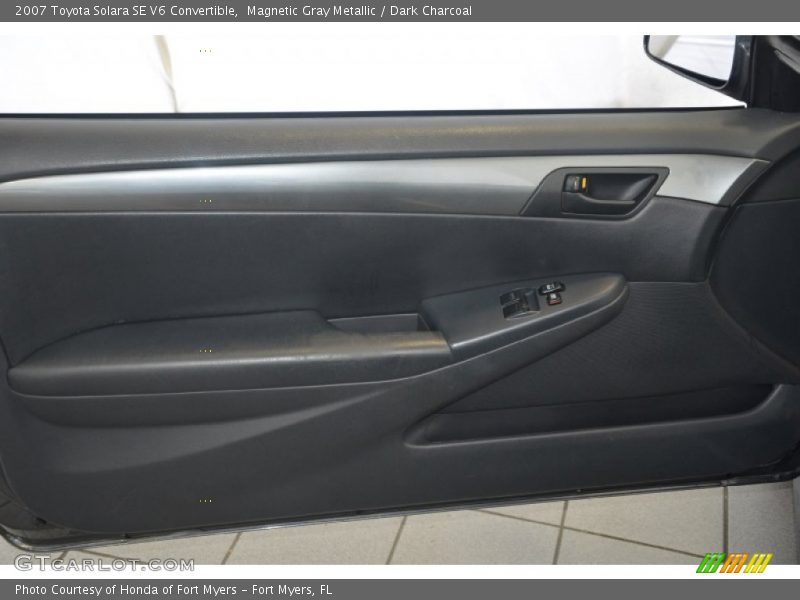 Magnetic Gray Metallic / Dark Charcoal 2007 Toyota Solara SE V6 Convertible