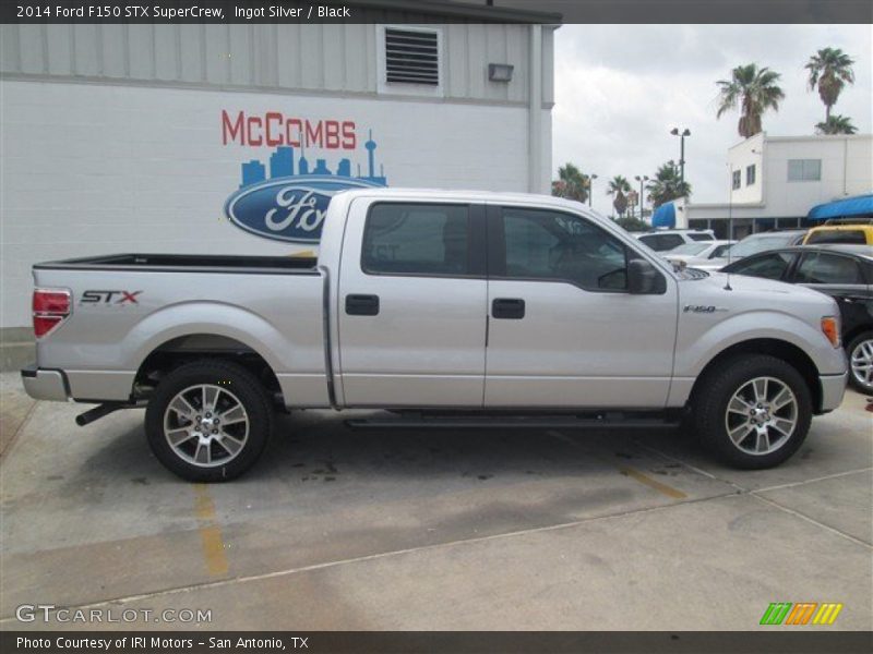 Ingot Silver / Black 2014 Ford F150 STX SuperCrew