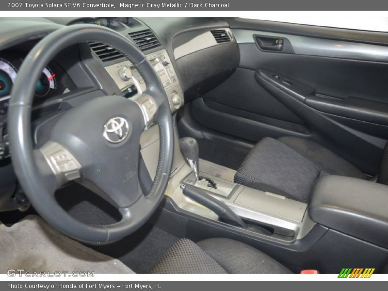 Magnetic Gray Metallic / Dark Charcoal 2007 Toyota Solara SE V6 Convertible