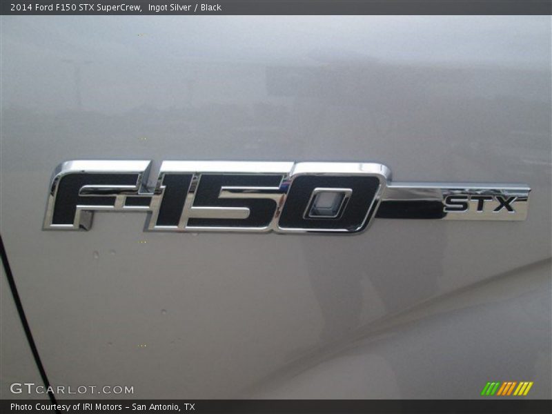 Ingot Silver / Black 2014 Ford F150 STX SuperCrew