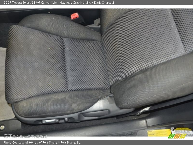 Magnetic Gray Metallic / Dark Charcoal 2007 Toyota Solara SE V6 Convertible