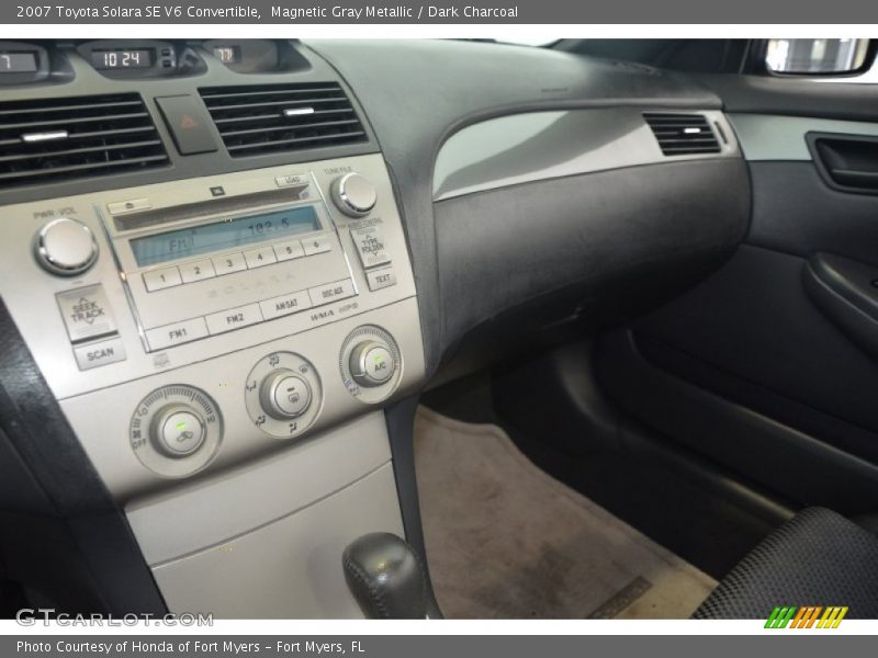Magnetic Gray Metallic / Dark Charcoal 2007 Toyota Solara SE V6 Convertible