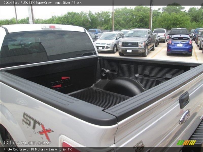 Ingot Silver / Black 2014 Ford F150 STX SuperCrew