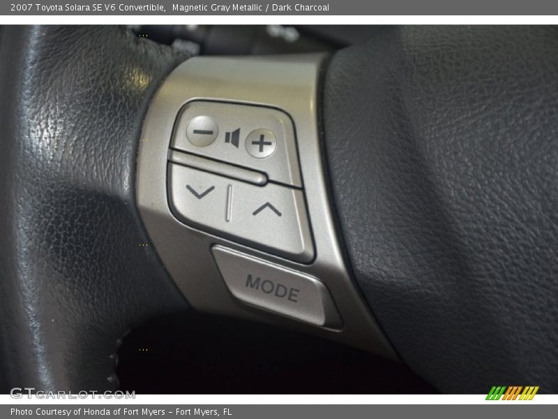 Magnetic Gray Metallic / Dark Charcoal 2007 Toyota Solara SE V6 Convertible