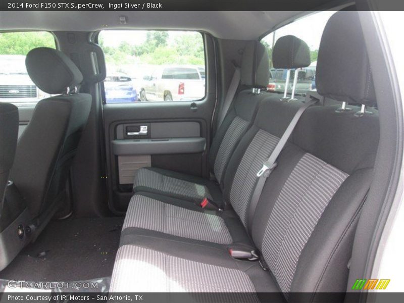 Ingot Silver / Black 2014 Ford F150 STX SuperCrew