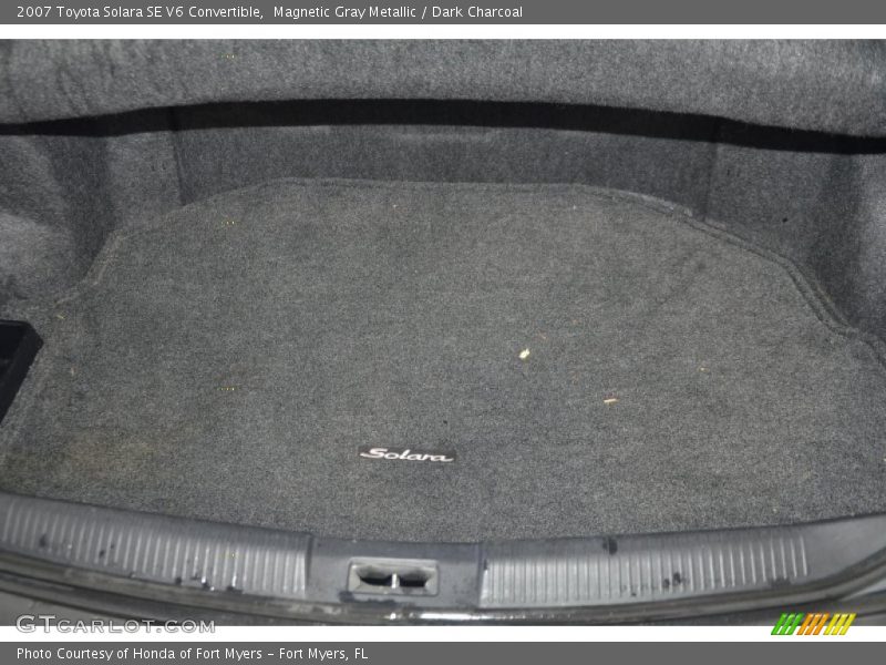 Magnetic Gray Metallic / Dark Charcoal 2007 Toyota Solara SE V6 Convertible