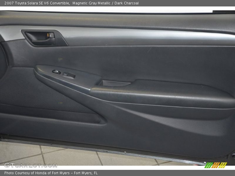 Magnetic Gray Metallic / Dark Charcoal 2007 Toyota Solara SE V6 Convertible