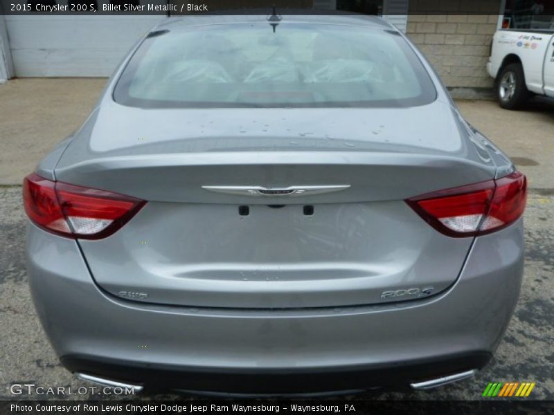 Billet Silver Metallic / Black 2015 Chrysler 200 S