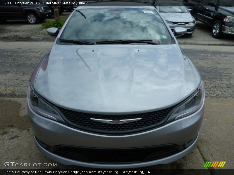 Billet Silver Metallic / Black 2015 Chrysler 200 S