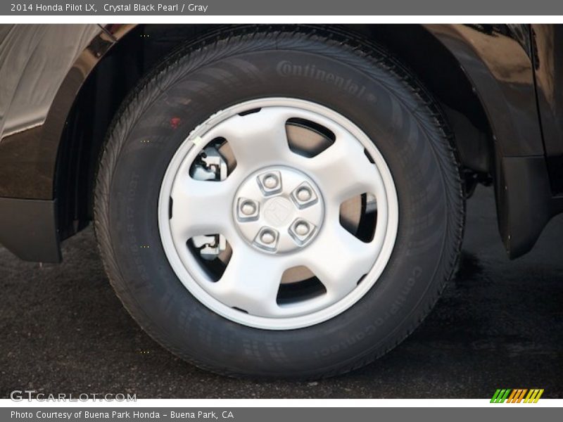 Crystal Black Pearl / Gray 2014 Honda Pilot LX