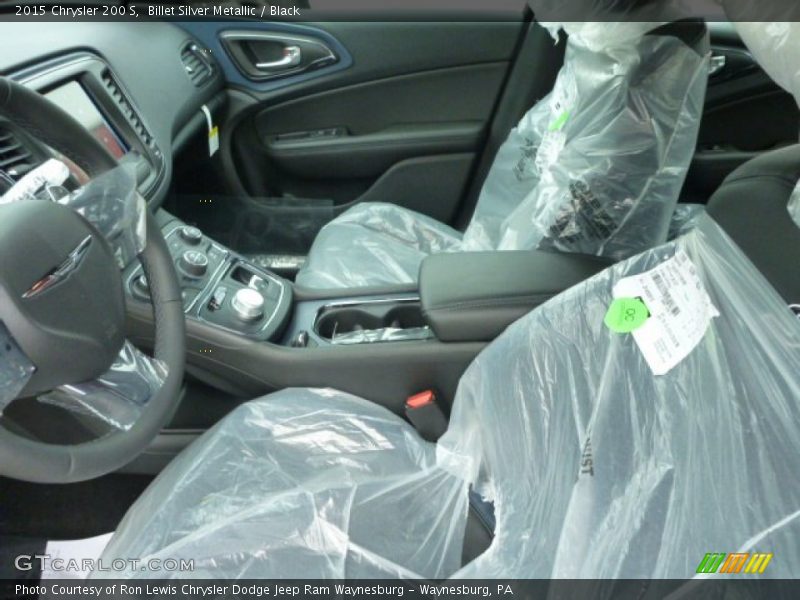 Billet Silver Metallic / Black 2015 Chrysler 200 S