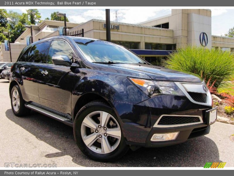 Bali Blue Pearl / Taupe 2011 Acura MDX Technology