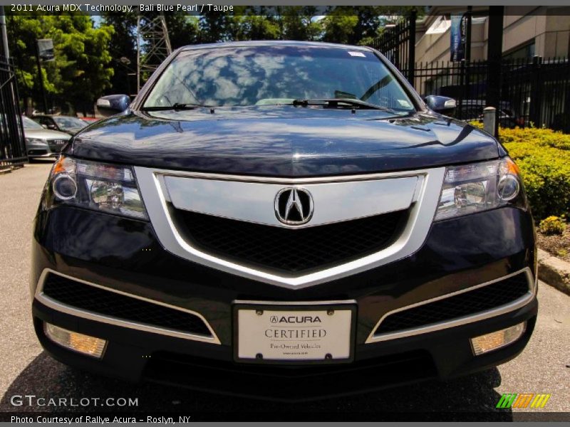 Bali Blue Pearl / Taupe 2011 Acura MDX Technology