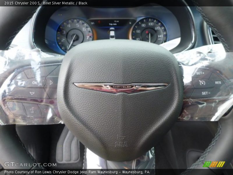 Billet Silver Metallic / Black 2015 Chrysler 200 S