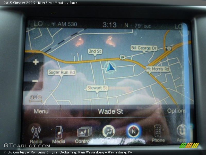 Billet Silver Metallic / Black 2015 Chrysler 200 S