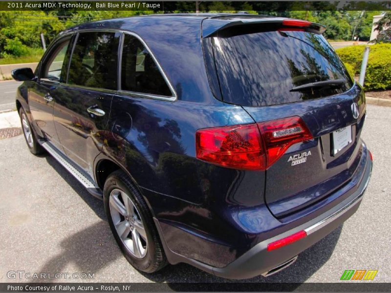 Bali Blue Pearl / Taupe 2011 Acura MDX Technology