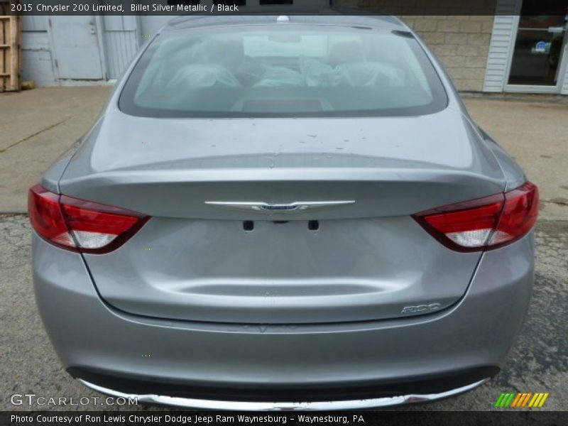 Billet Silver Metallic / Black 2015 Chrysler 200 Limited