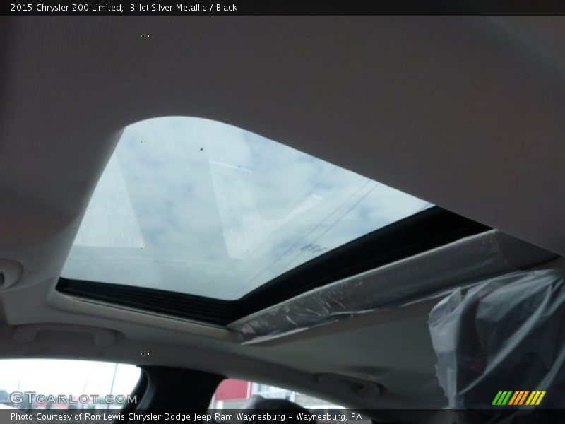 Billet Silver Metallic / Black 2015 Chrysler 200 Limited