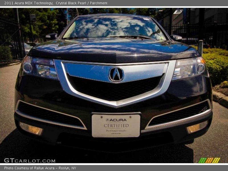 Crystal Black Pearl / Parchment 2011 Acura MDX Technology