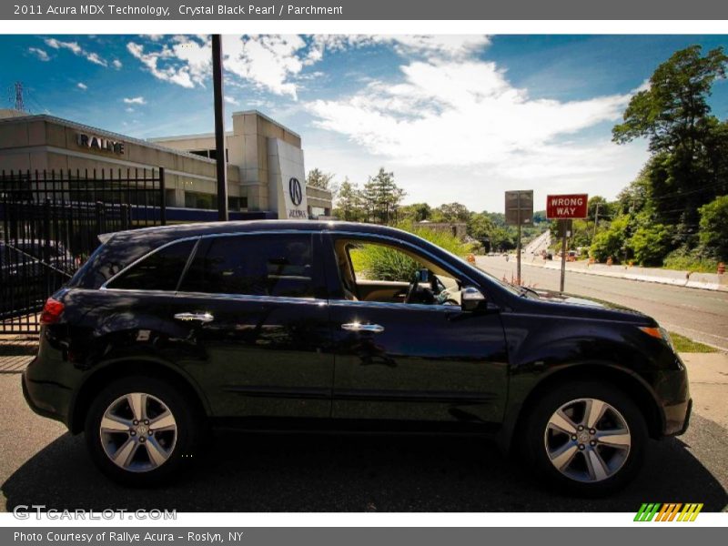 Crystal Black Pearl / Parchment 2011 Acura MDX Technology