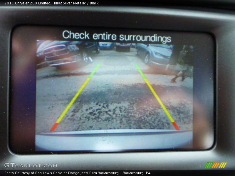 Billet Silver Metallic / Black 2015 Chrysler 200 Limited