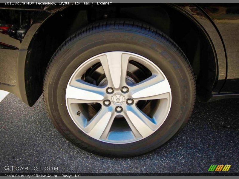 Crystal Black Pearl / Parchment 2011 Acura MDX Technology