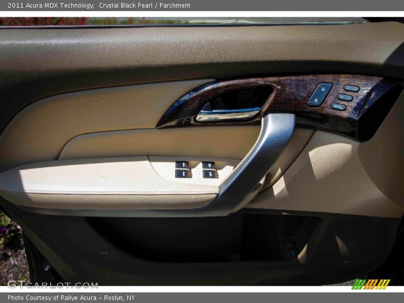 Crystal Black Pearl / Parchment 2011 Acura MDX Technology
