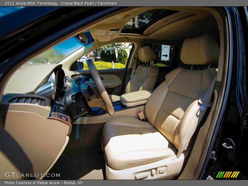 Crystal Black Pearl / Parchment 2011 Acura MDX Technology