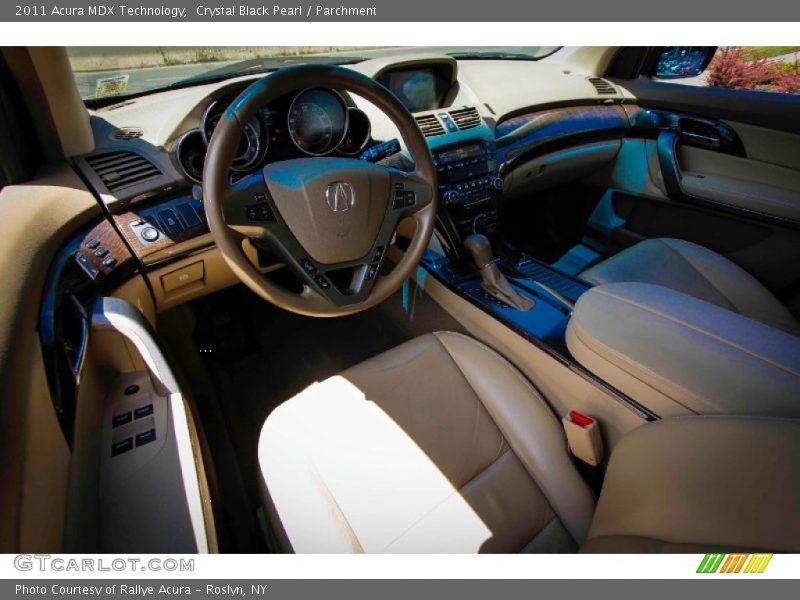 Crystal Black Pearl / Parchment 2011 Acura MDX Technology