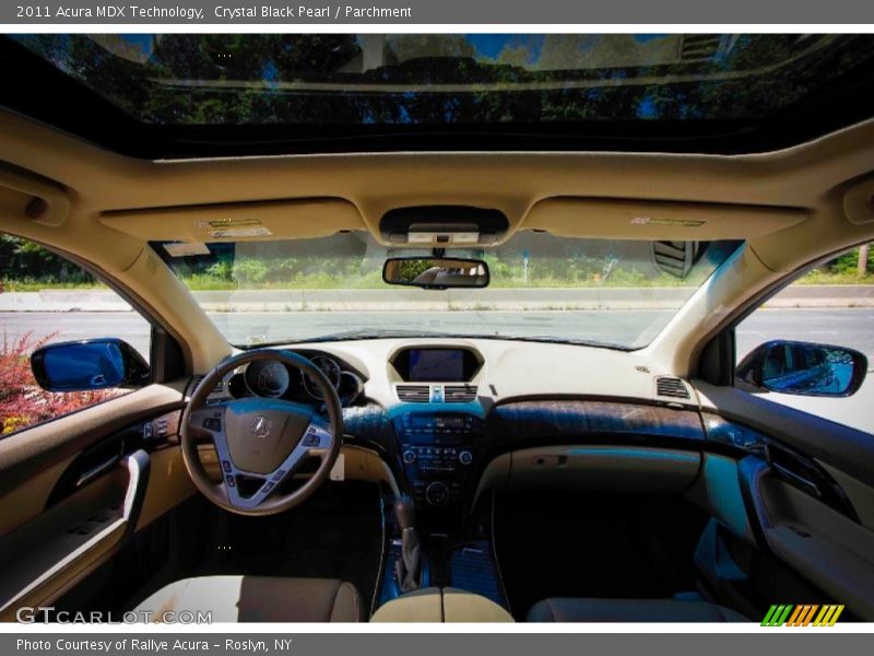 Crystal Black Pearl / Parchment 2011 Acura MDX Technology