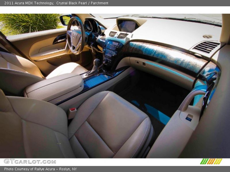 Crystal Black Pearl / Parchment 2011 Acura MDX Technology